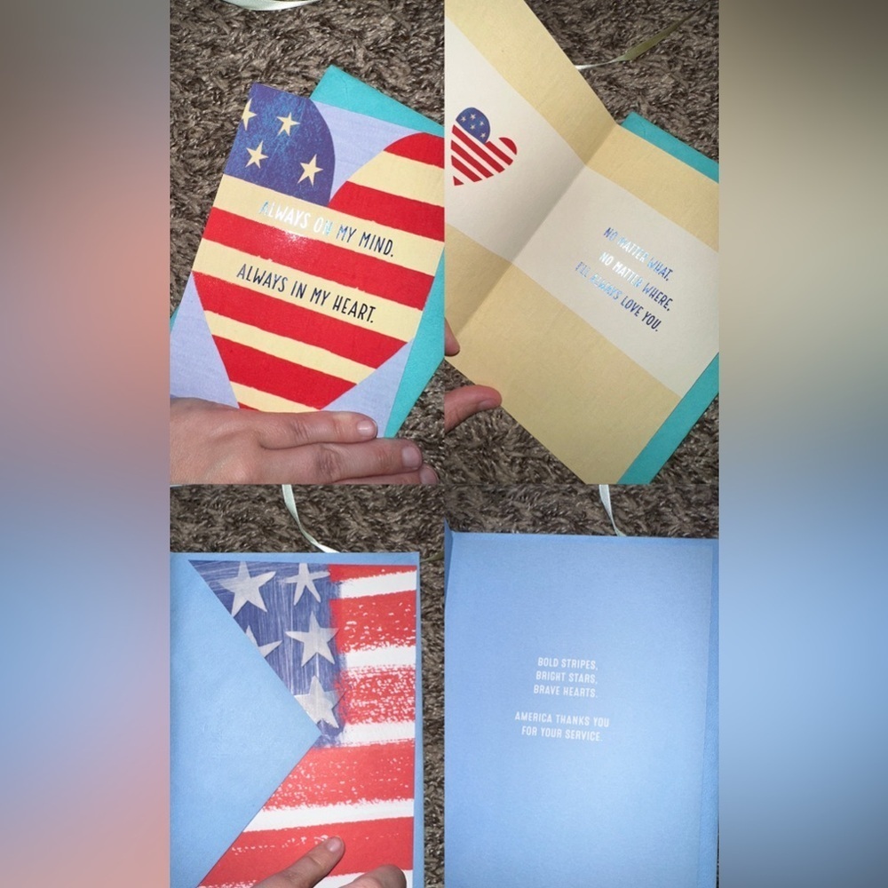 7 Military Hallmark Greeting Cards - Picture 2 of 5